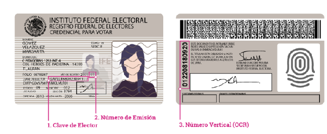 Número de Folio del INE Paso 1
